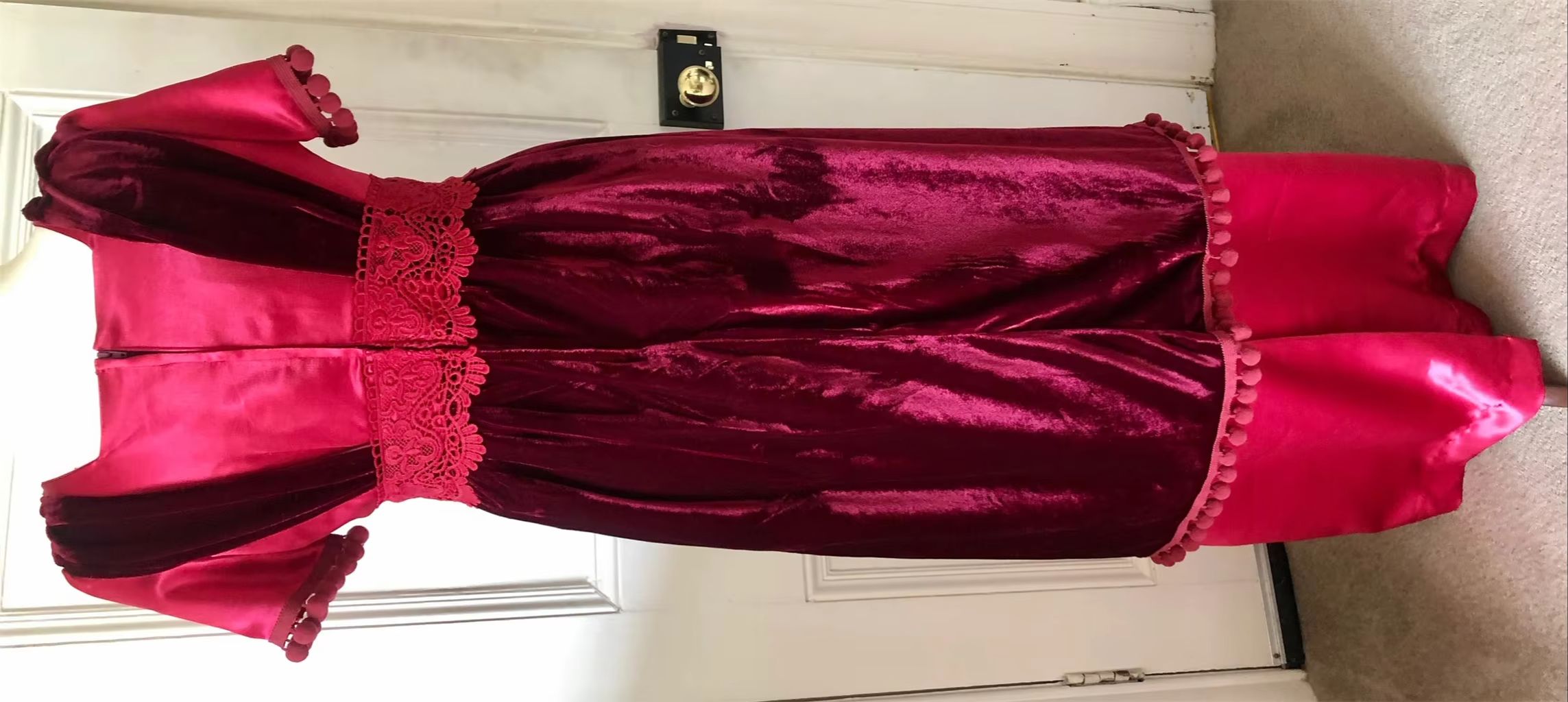 Embroidery Rose - Victorian Edwardian Downton Abbey Titanic Era