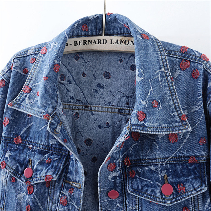 Vintage Embroidery Blue Loose  – Embroidery Jacket Jeans Bewertung und Preis