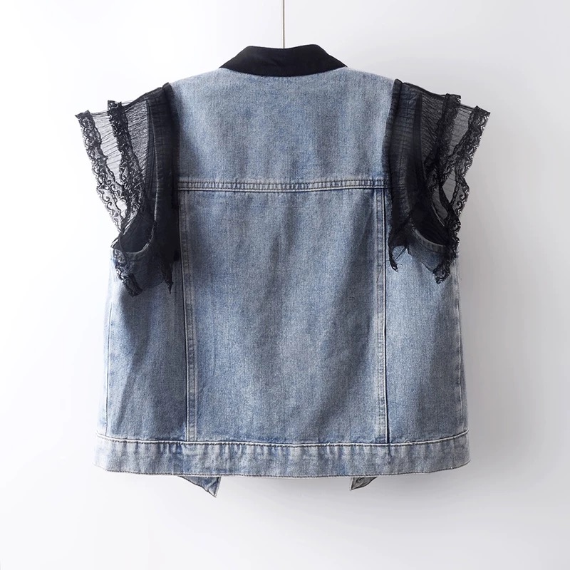 Fashion Ladies Vest Jacket Emb – Embroidery Jacket Jeans Bewertung und Preis