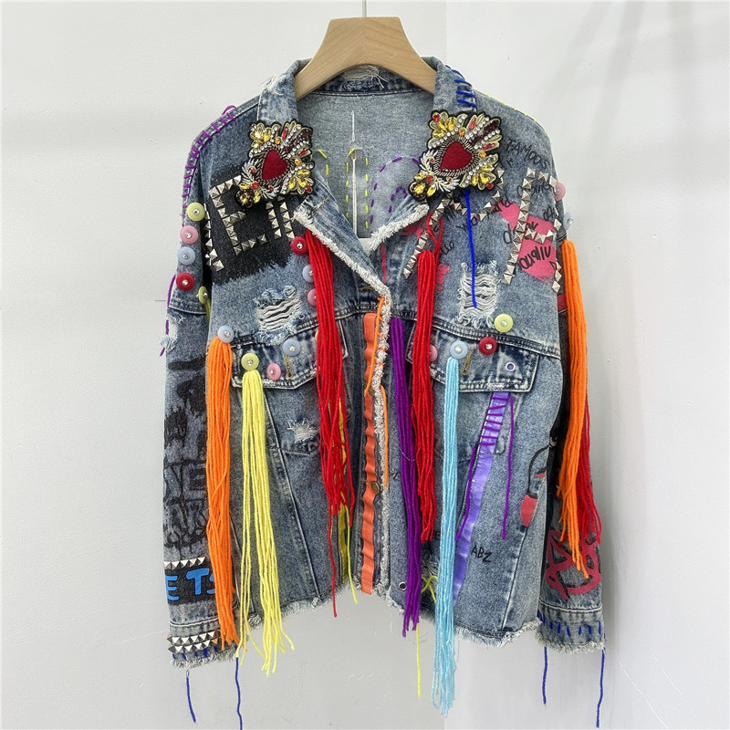 Women's New Unique Fringe Hand – Embroidery Unique Design Bewertung und Preis