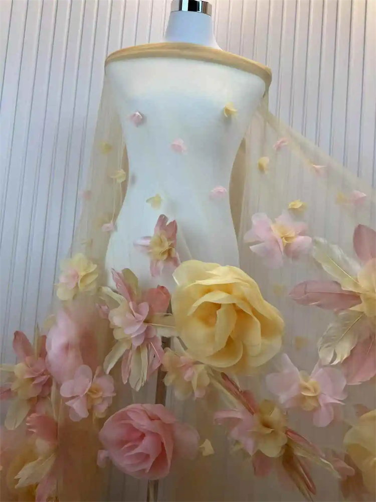 African 3D Flowers and  feathe – Embroidery Flower Pattern Bewertung und Preis