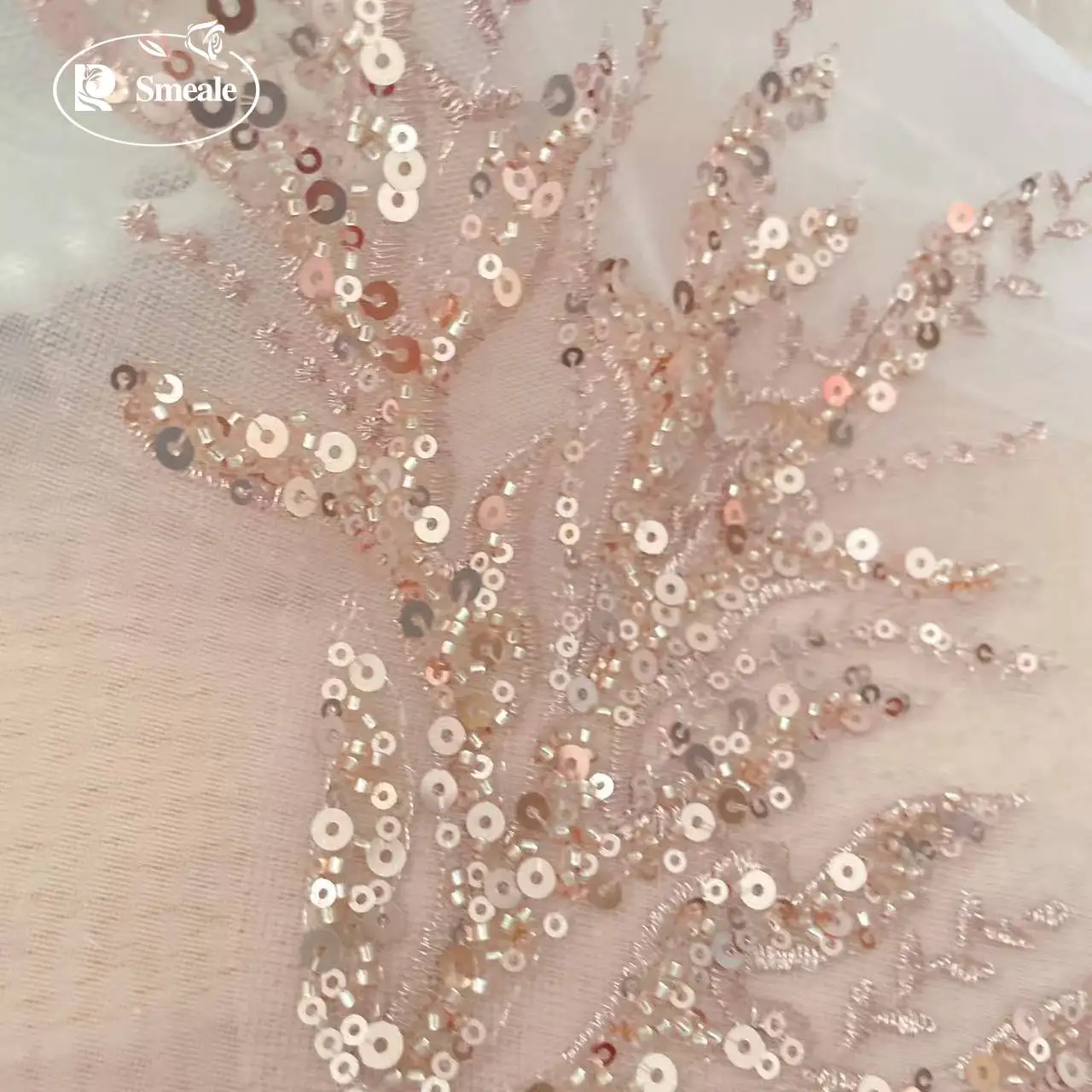 5Pair-2Pair.Rose Gold Sequin T – Embroidery Flower Pattern Bewertung und Preis