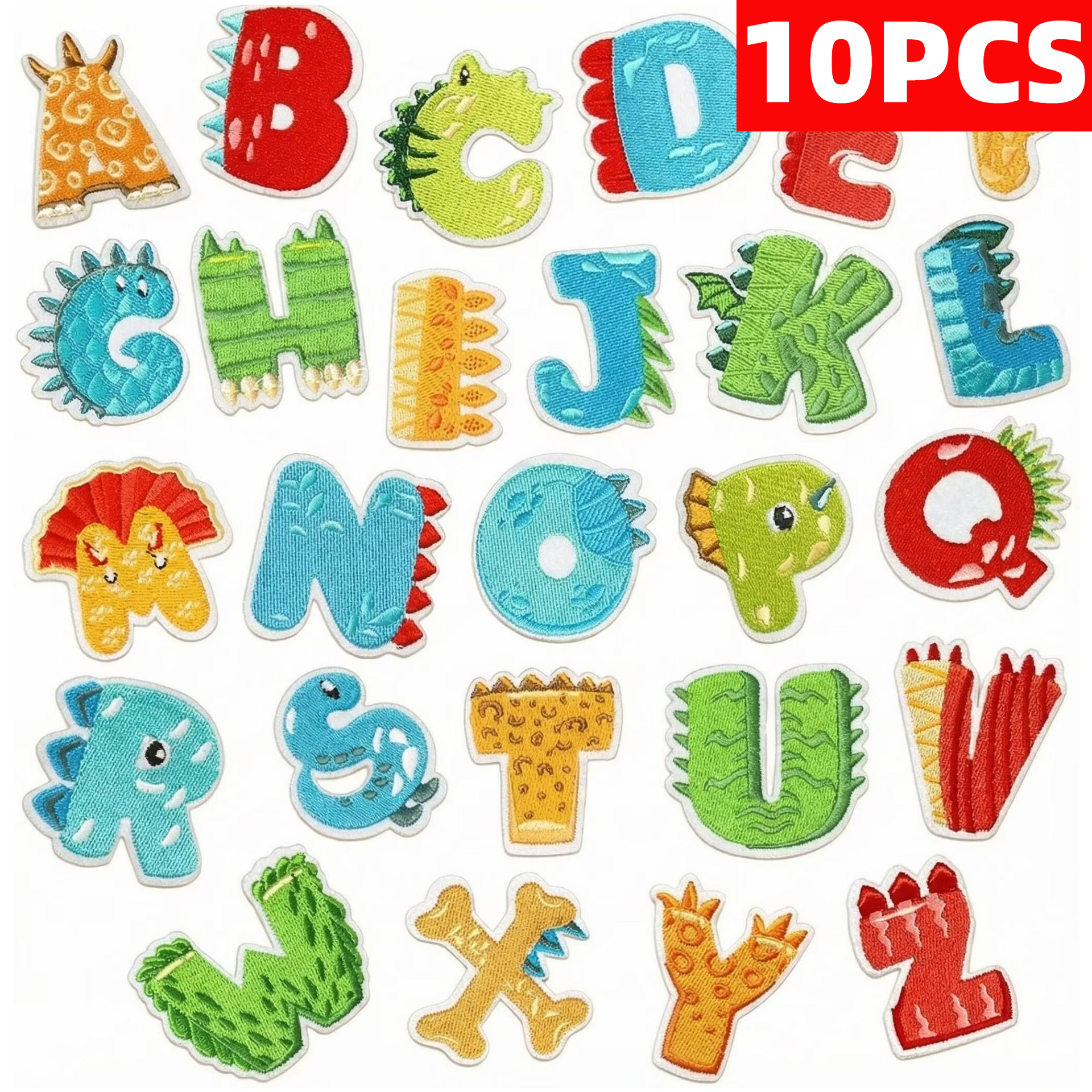 10PCS Wholesale Colorful Engli – Embroidery Alphabet Designs Bewertung und Preis
