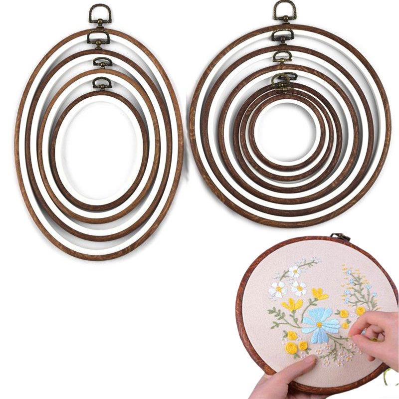10PCS Sewing Tool Round Oval I – Embroidery Hooping Bewertung und Preis