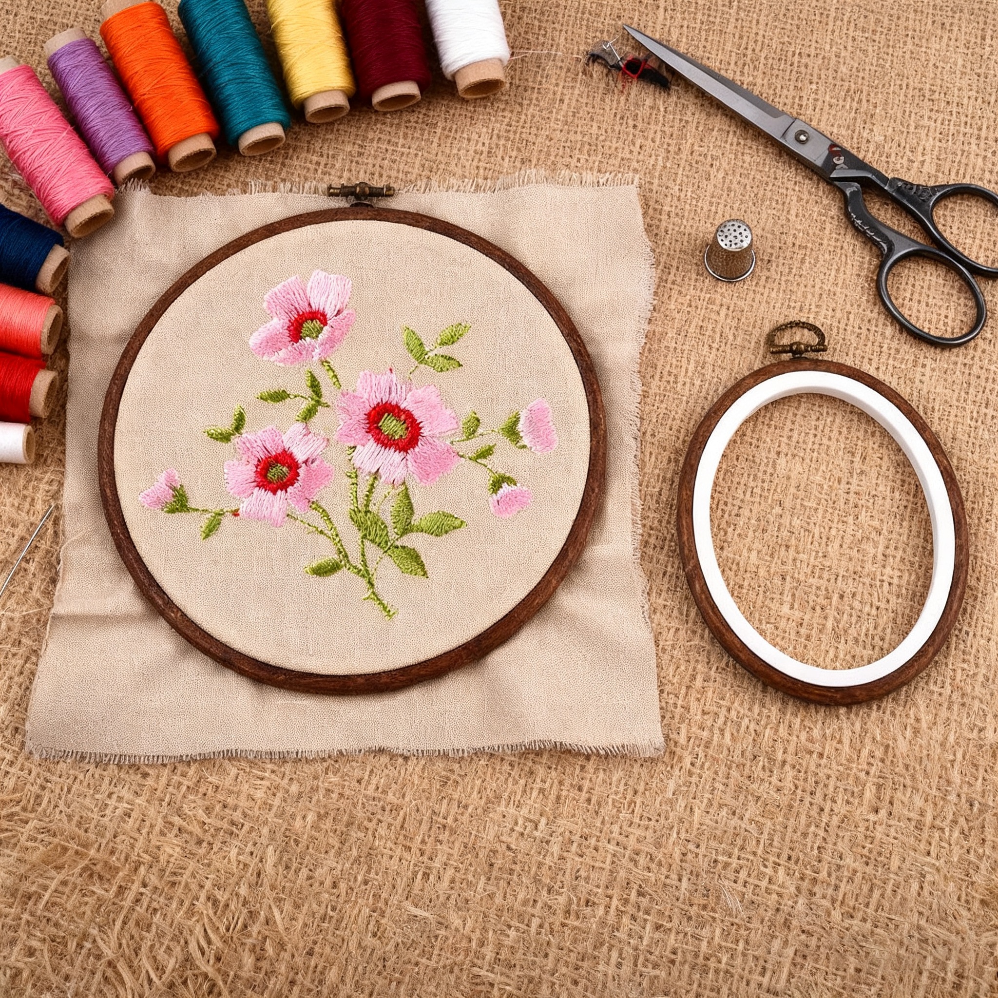 10PCS Sewing Tool Round Oval I – Embroidery Hooping Bewertung und Preis