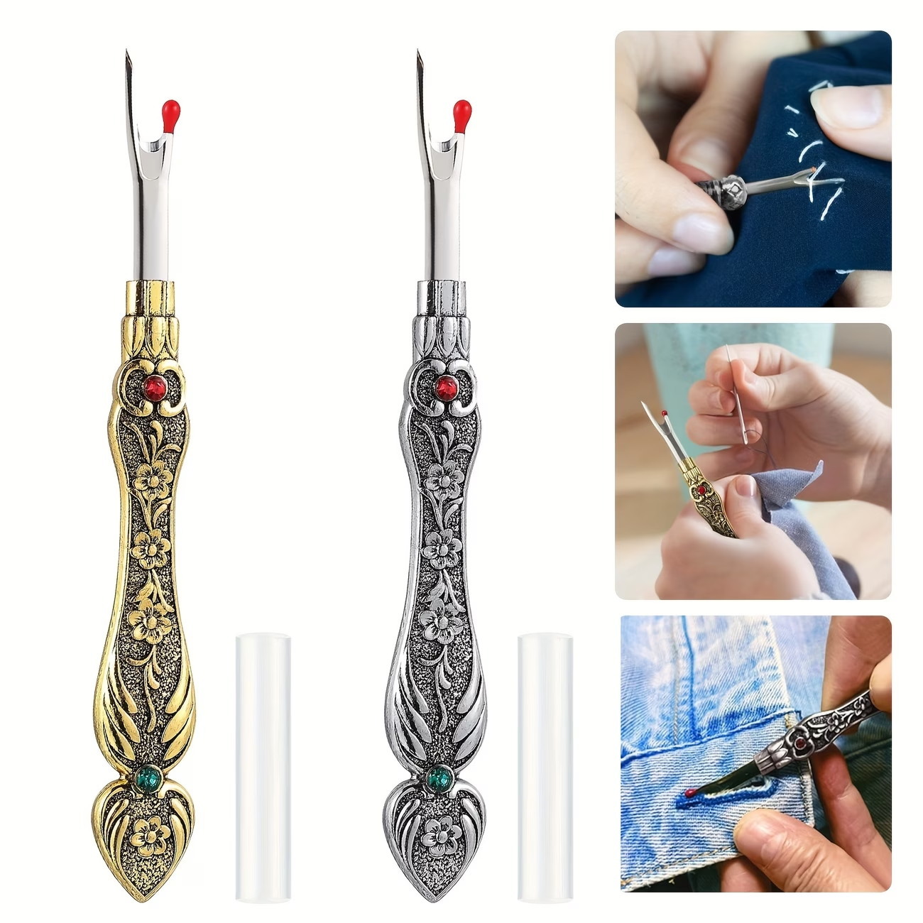 1 piece of thread remover, met – Embroidery Handicraft Bewertung und Preis