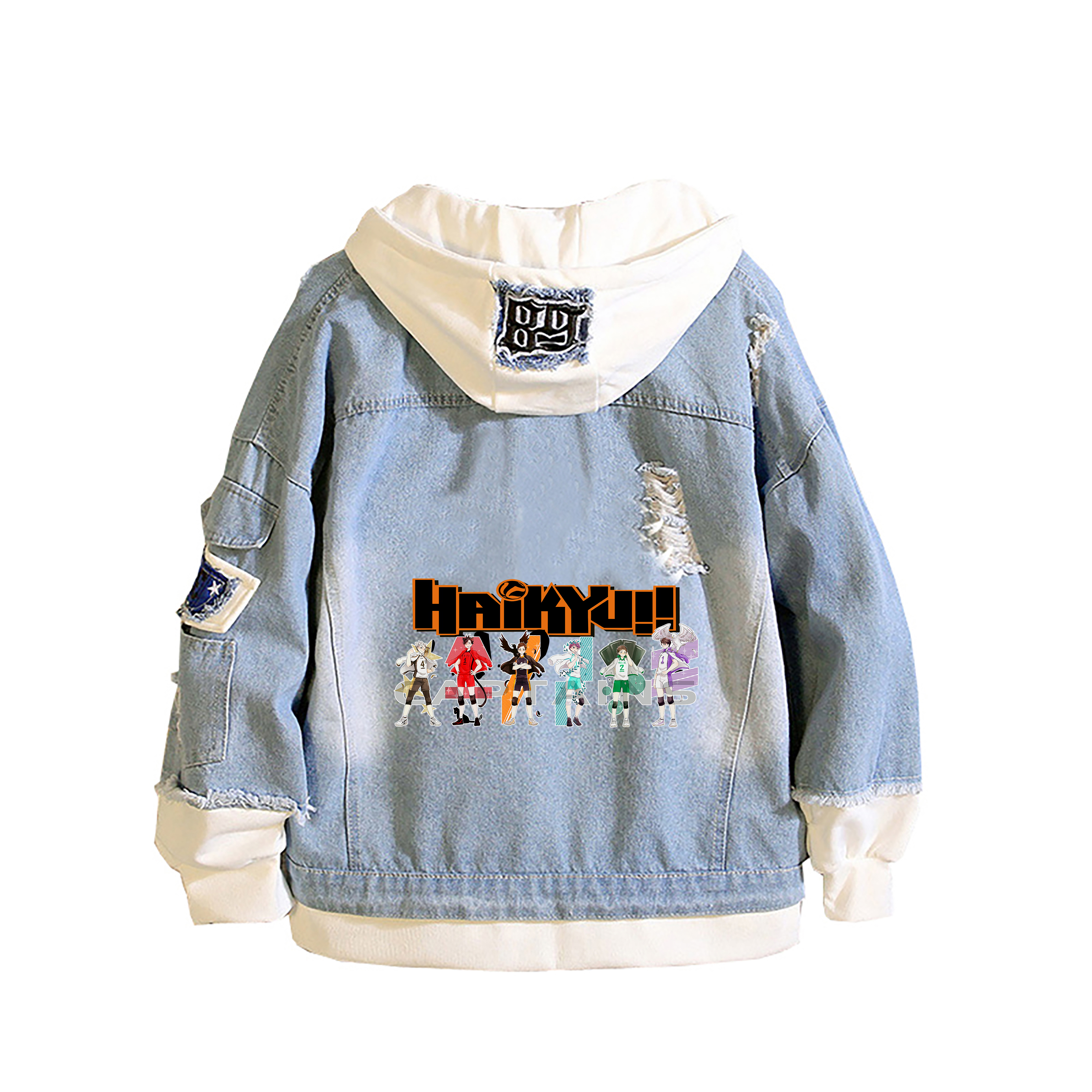Japanese Haikyuu!! Demin Jacke – Embroidery Jacket Jeans Bewertung und Preis