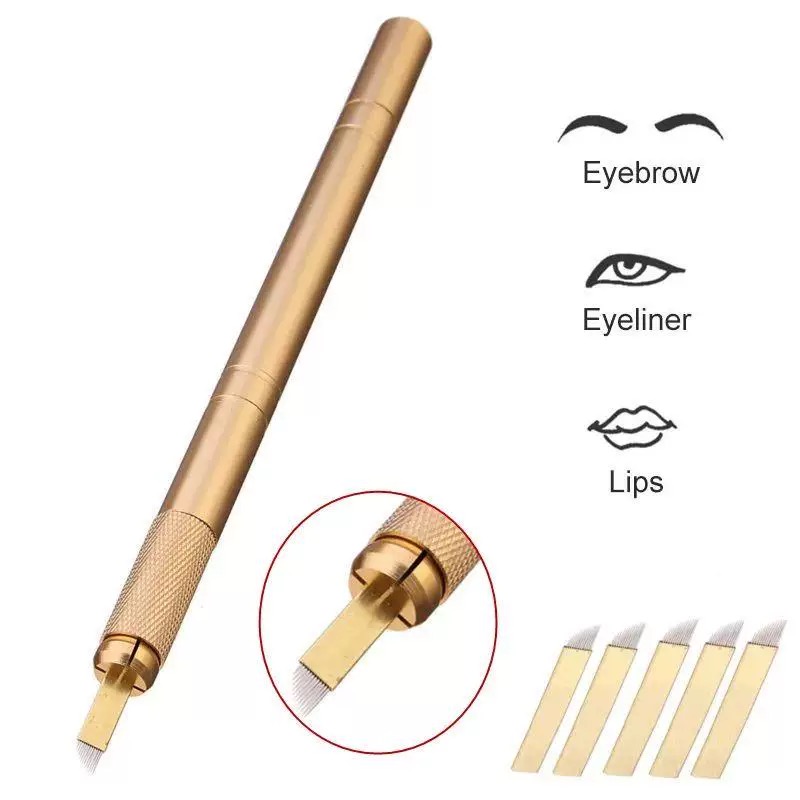 Golden Tebori 3D Tattoo Pen +  – Embroidery Eyebrow Bewertung und Preis