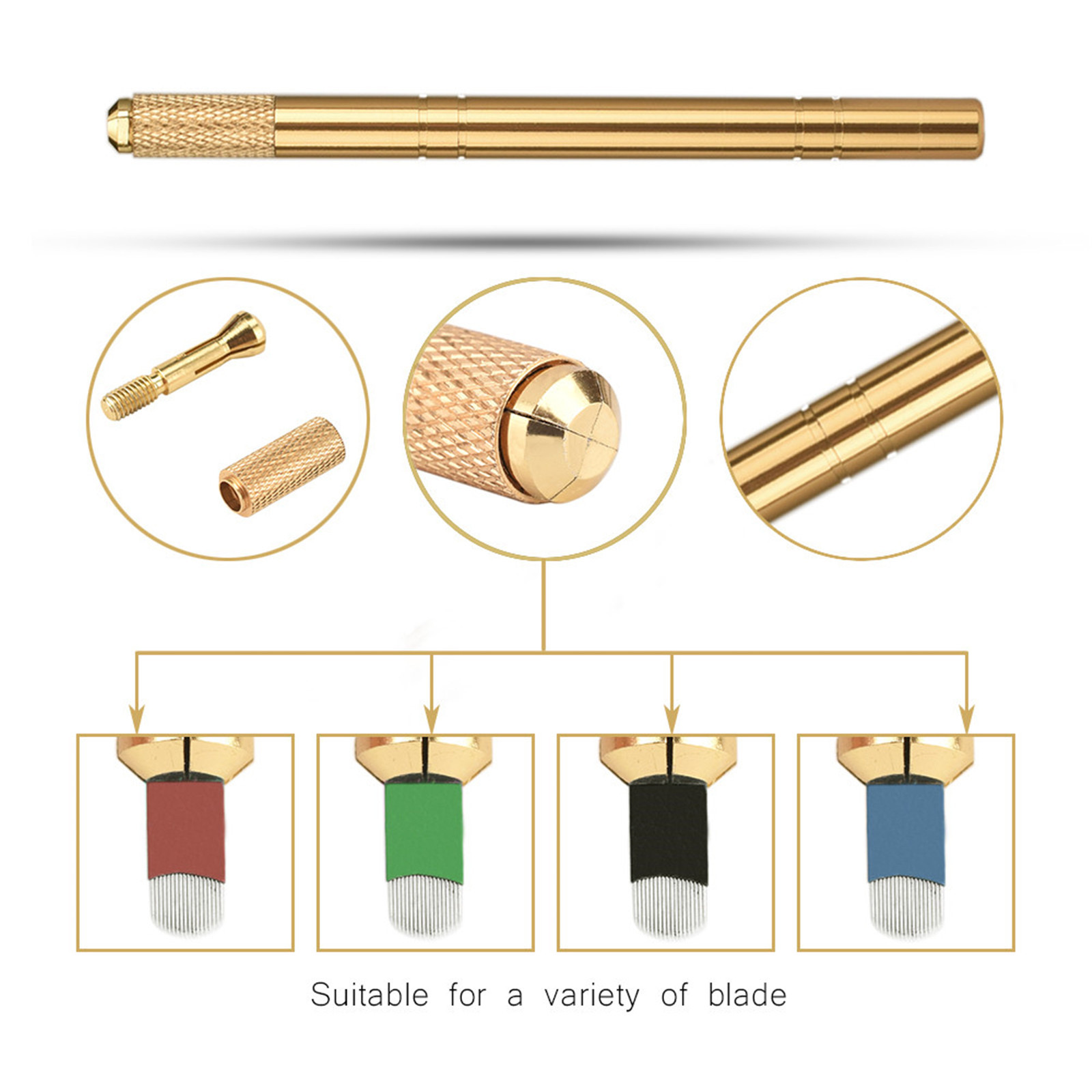 Golden Tebori 3D Tattoo Pen +  – Embroidery Eyebrow Bewertung und Preis