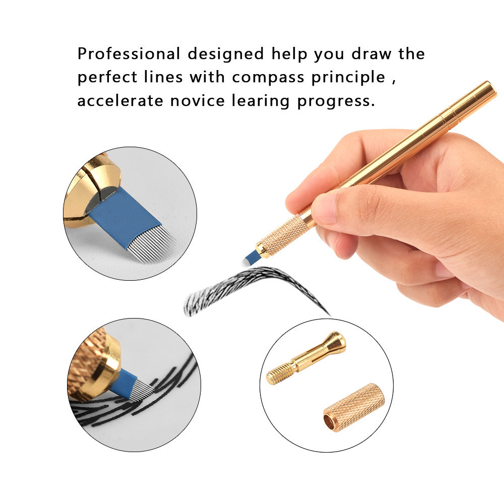 Golden Tebori 3D Tattoo Pen +  – Embroidery Eyebrow Bewertung und Preis