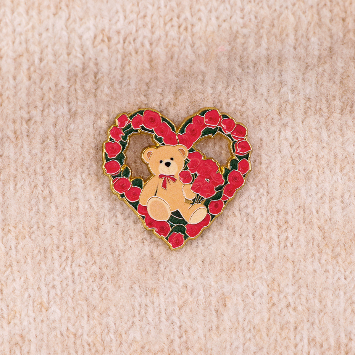 Fox Rose Bear Enamel Pins Anim – Embroidery Wallpaper Bewertung und Preis