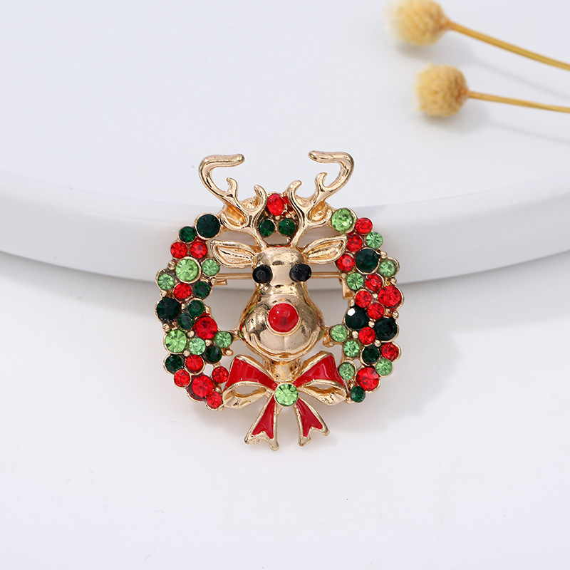 Christmas series jewelry brooc – Embroidery Eyebrow Bewertung und Preis