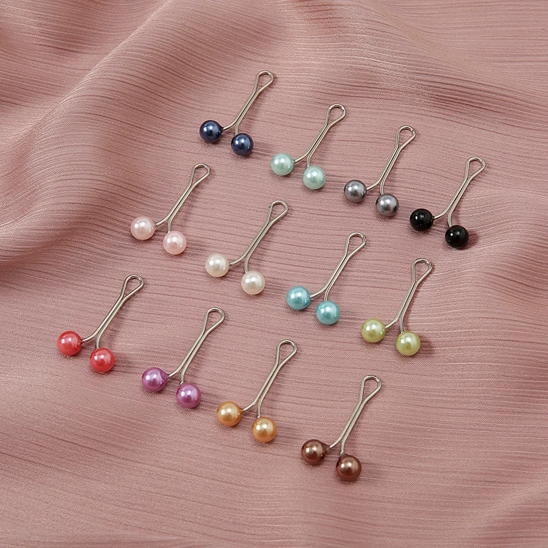 12pcs/Bag Muslim Hijab Pins Sc – Embroidery Eyebrow Bewertung und Preis
