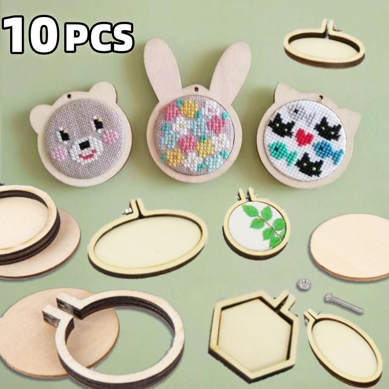 10PCS Mini Embroidery Hoop Woo – Embroidery Hooping Bewertung und Preis