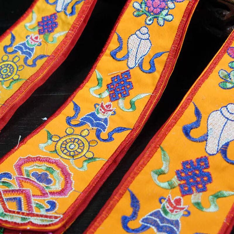 Nepal Handmade Eight Auspiciou – Embroidery Handicraft Bewertung und Preis