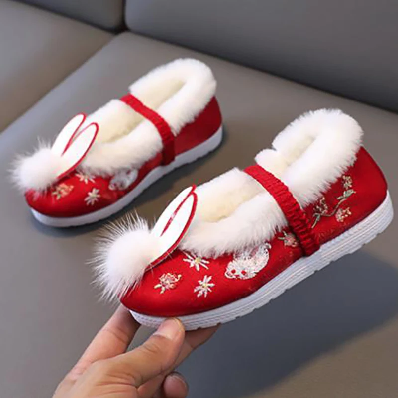 Velvet Cotton Shoes Winter Chi – Velvet Fabric Embroidery Bewertung und Preis
