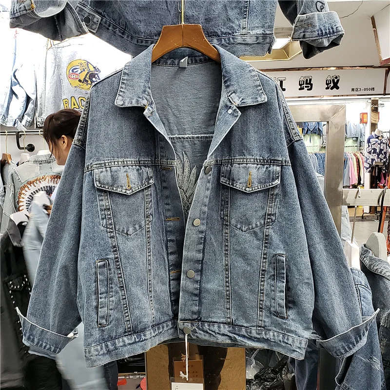 Autumn Fashion Embroidery Cran – Embroidery Jacket Jeans Bewertung und Preis