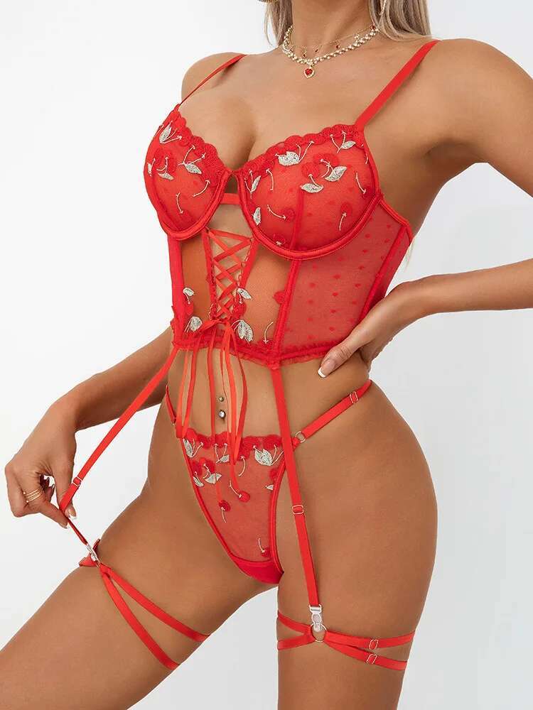 Sexy Solid Color Flower Embroi – Embroidery Charm Bewertung und Preis