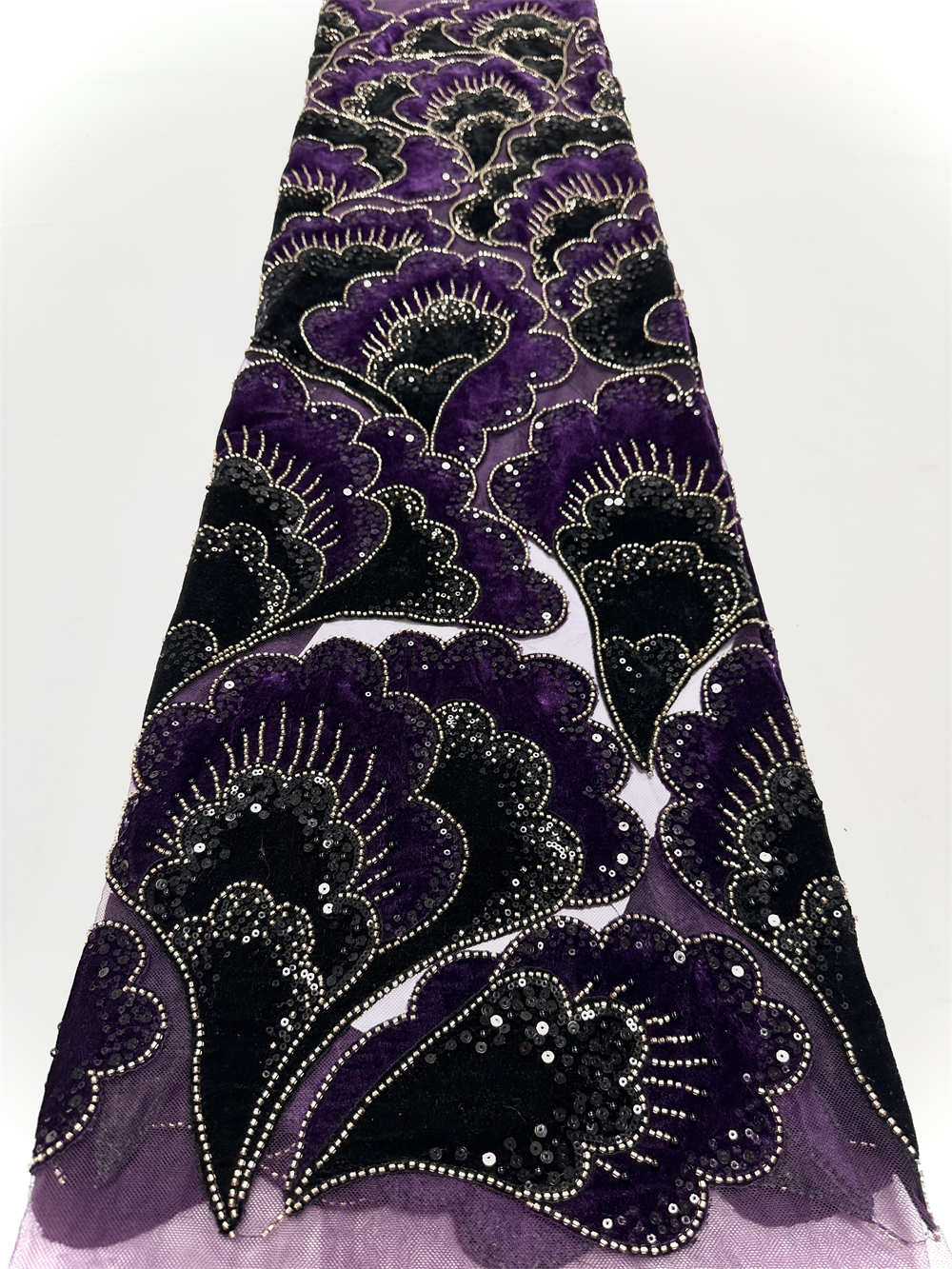 New African Velvet Lace Fabric – Velvet Fabric Embroidery Bewertung und Preis