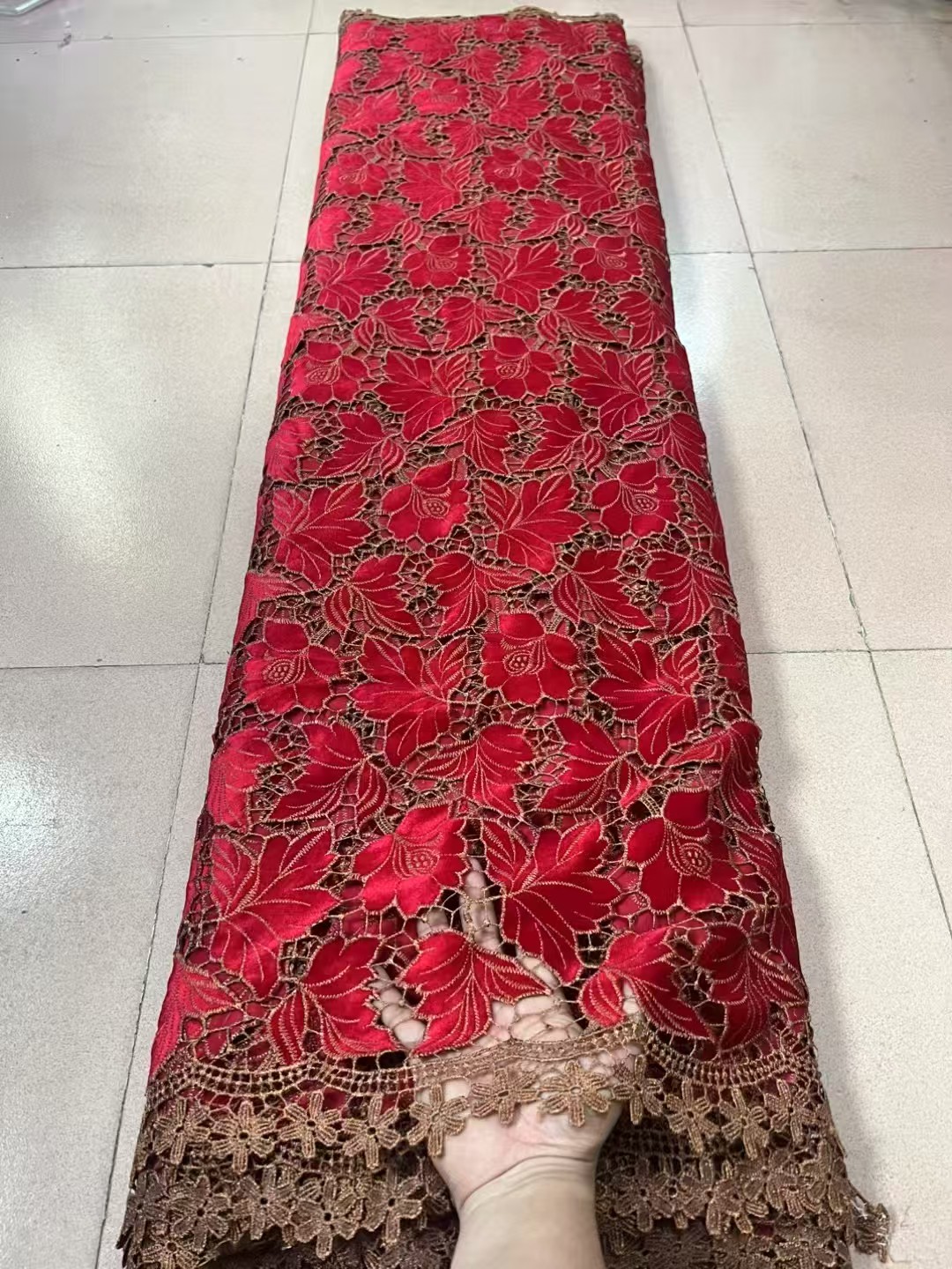 African Velvet Lace Fabric 5 Y – Velvet Fabric Embroidery Bewertung und Preis