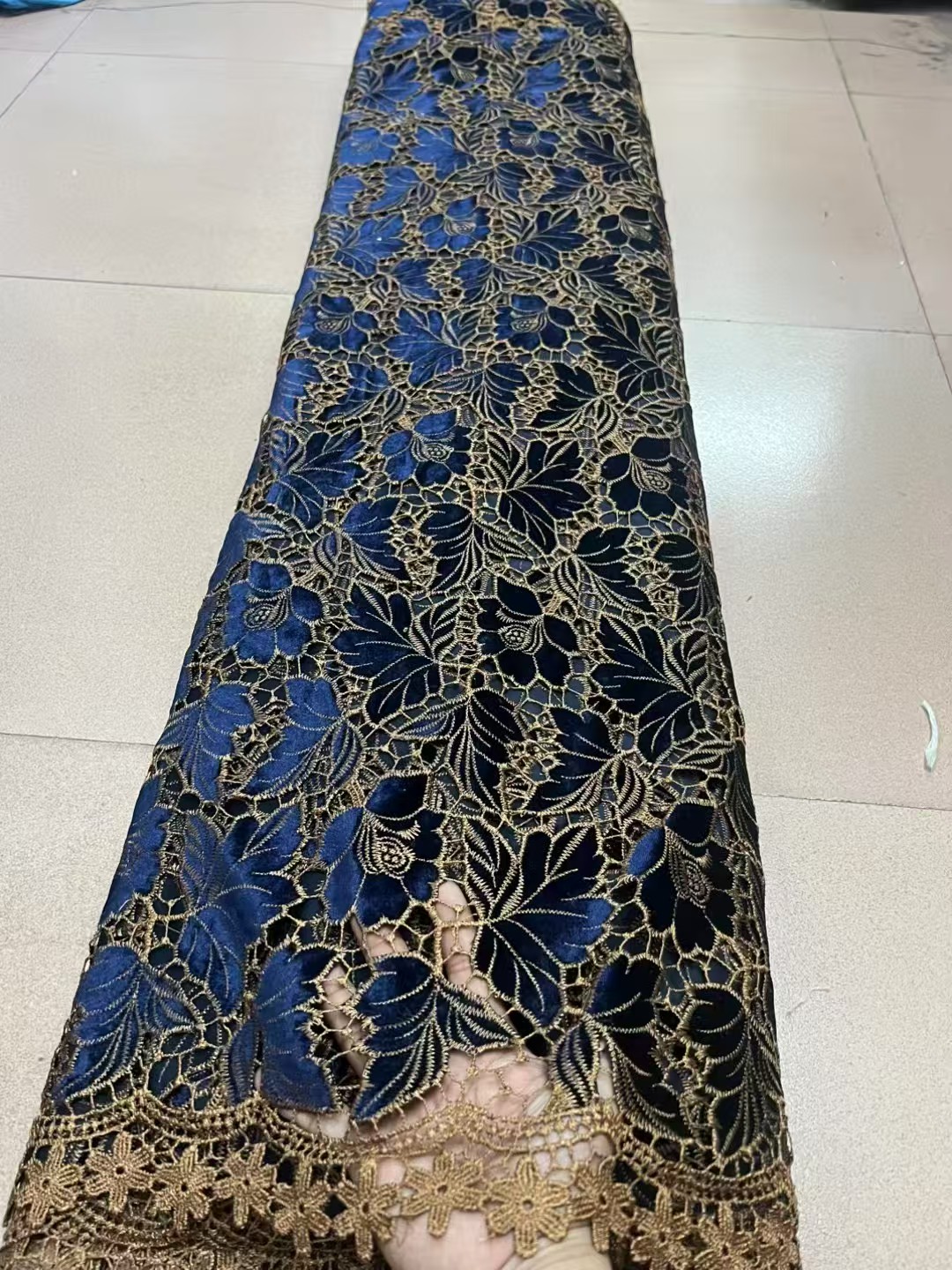 African Velvet Lace Fabric 5 Y – Velvet Fabric Embroidery Bewertung und Preis