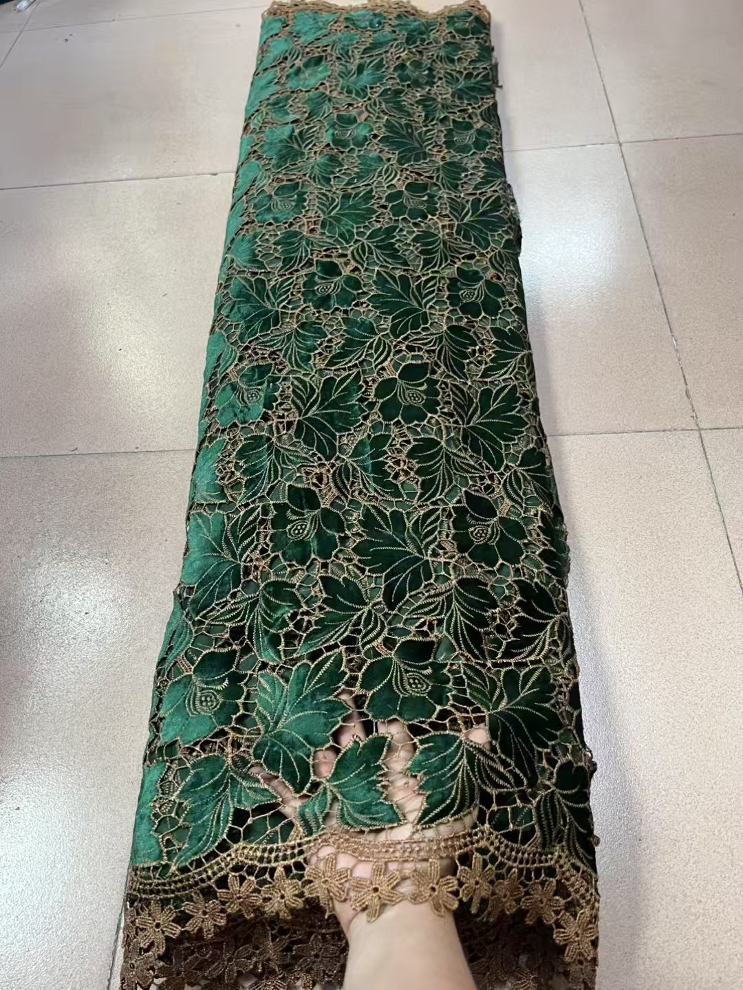 African Velvet Lace Fabric 5 Y – Velvet Fabric Embroidery Bewertung und Preis