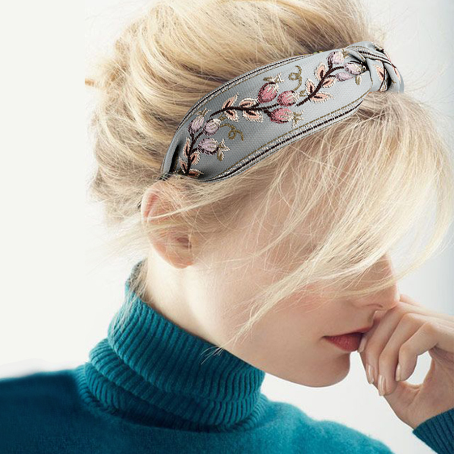 New Retro Knotted Headband For – Embroidery Hooping Bewertung und Preis