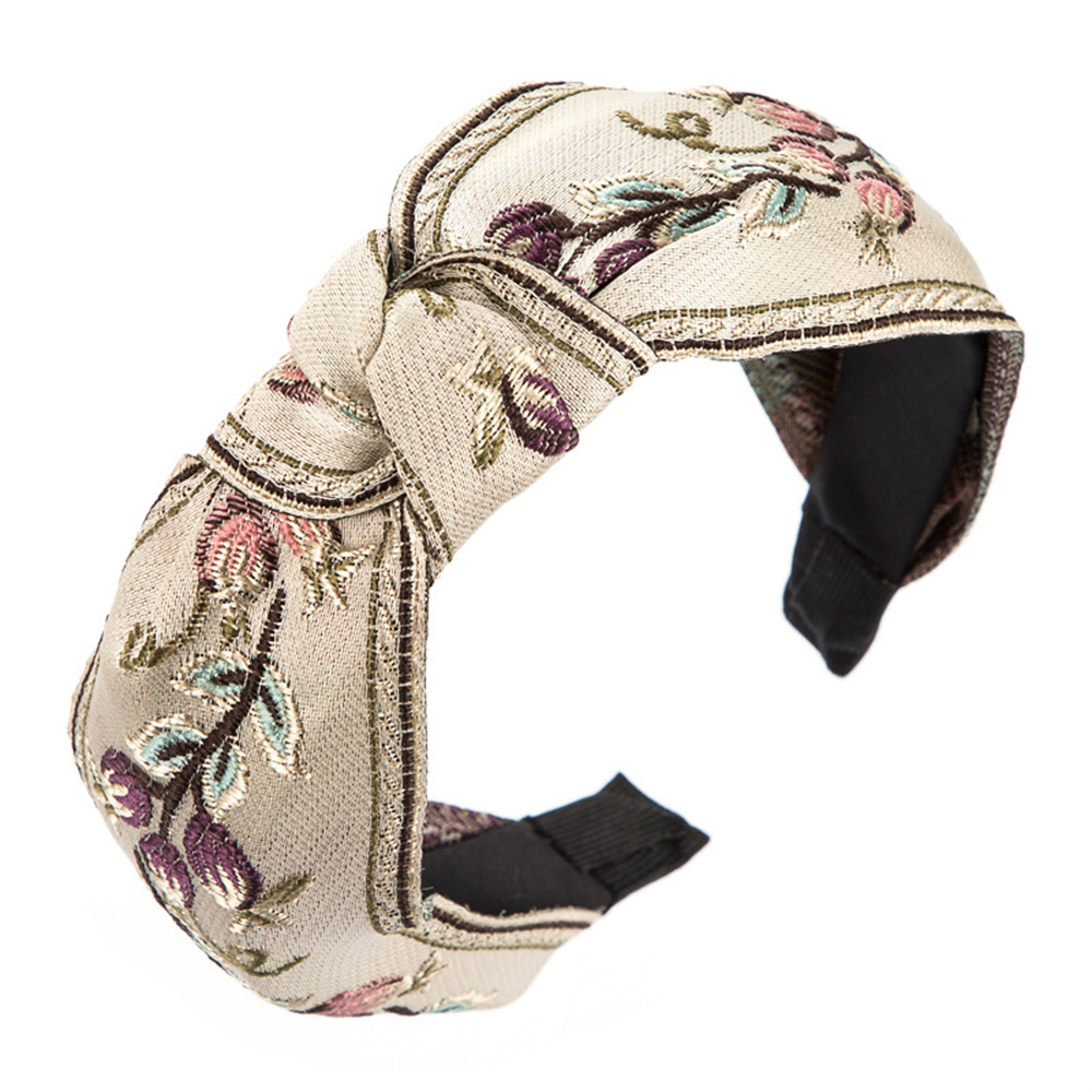 New Retro Knotted Headband For – Embroidery Hooping Bewertung und Preis