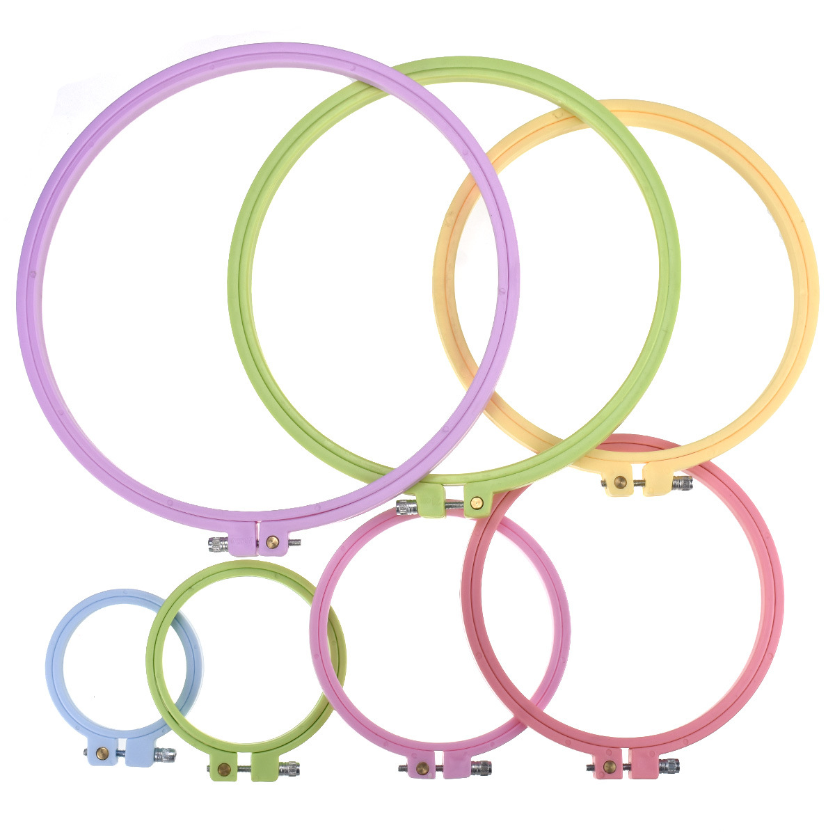 1/7pcs 7-25cm Plastic Embroide – Embroidery Hooping Bewertung und Preis