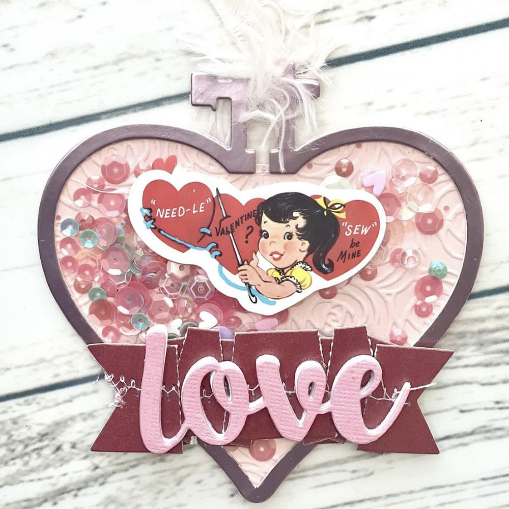 KSCRAFT Heart Embroidery Hoop  – Embroidery Hooping Bewertung und Preis