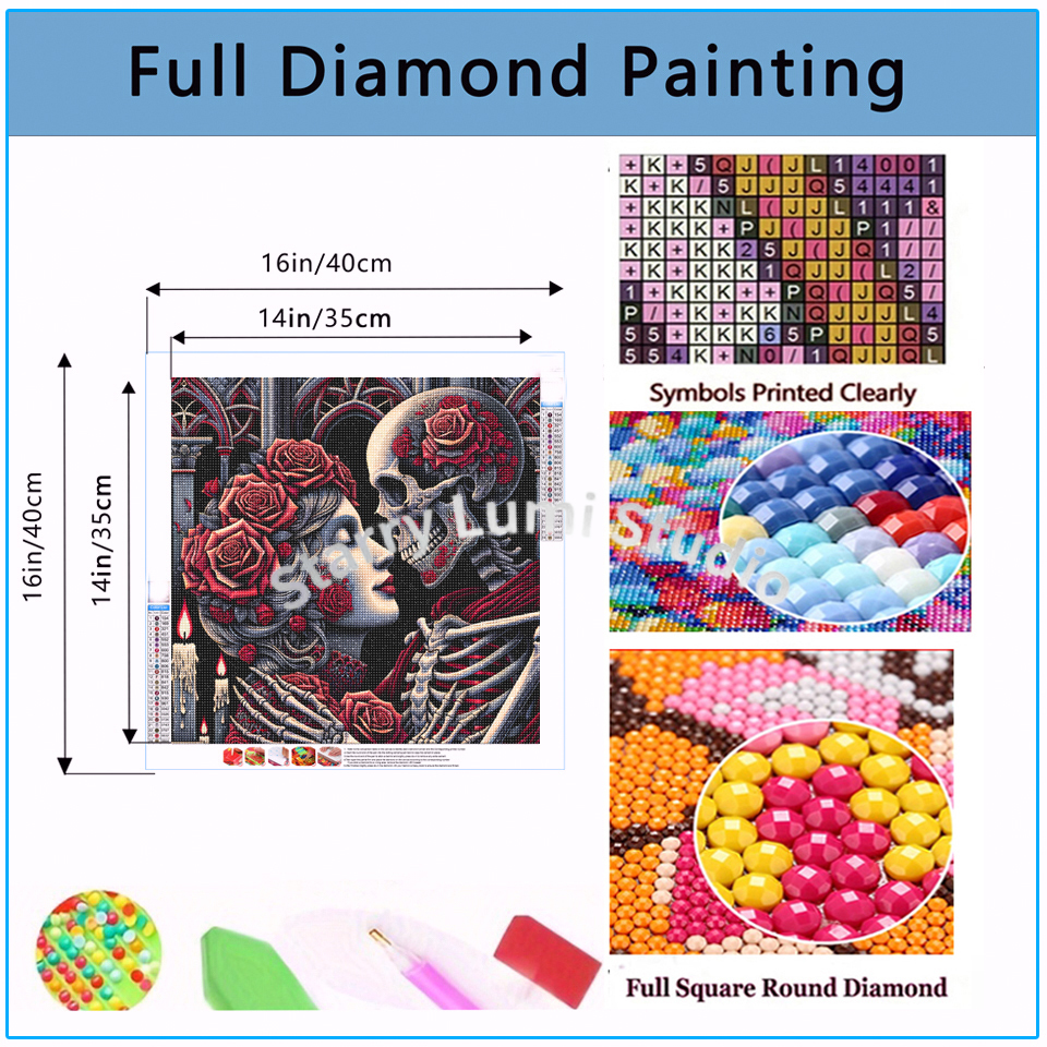 5D Diamond Painting Gothic Lad – Embroidery Rose Bewertung und Preis