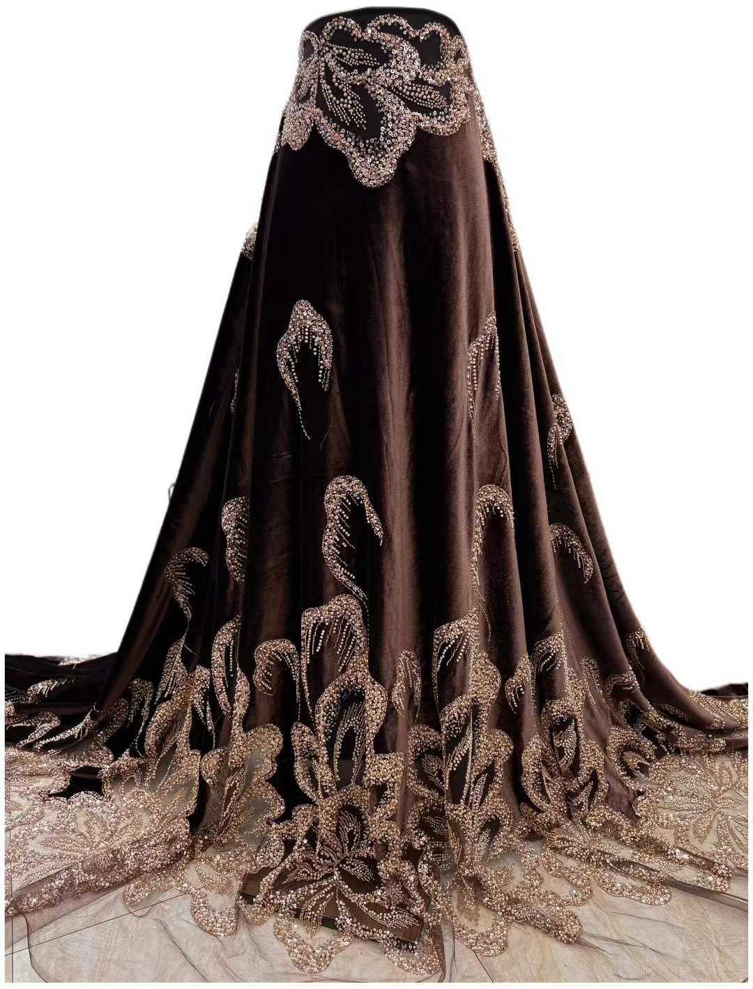 African Velvet Beaded Heavy La – Velvet Fabric Embroidery Bewertung und Preis