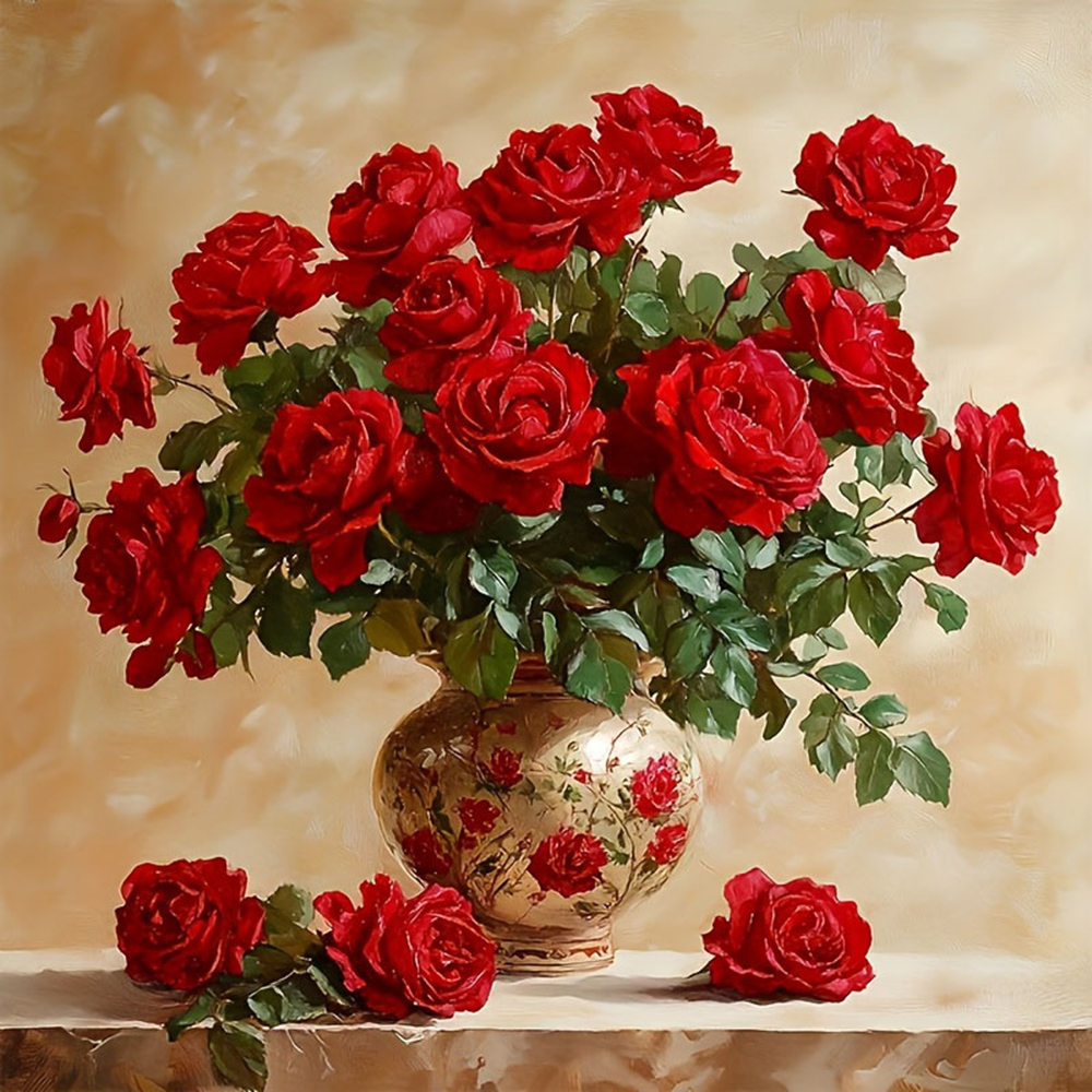 Rose Diamond Painting Full Squ – Embroidery Rose Bewertung und Preis