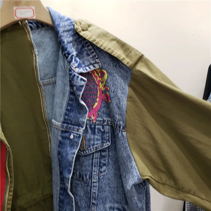 Vintage Blue Embroidery Splice – Embroidery Jacket Jeans Bewertung und Preis
