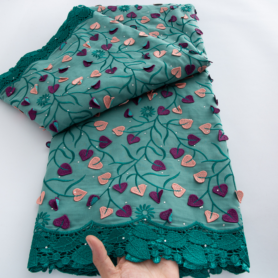 Nigerian Embroidery Cotton Lac – Embroidery Flower Pattern Bewertung und Preis