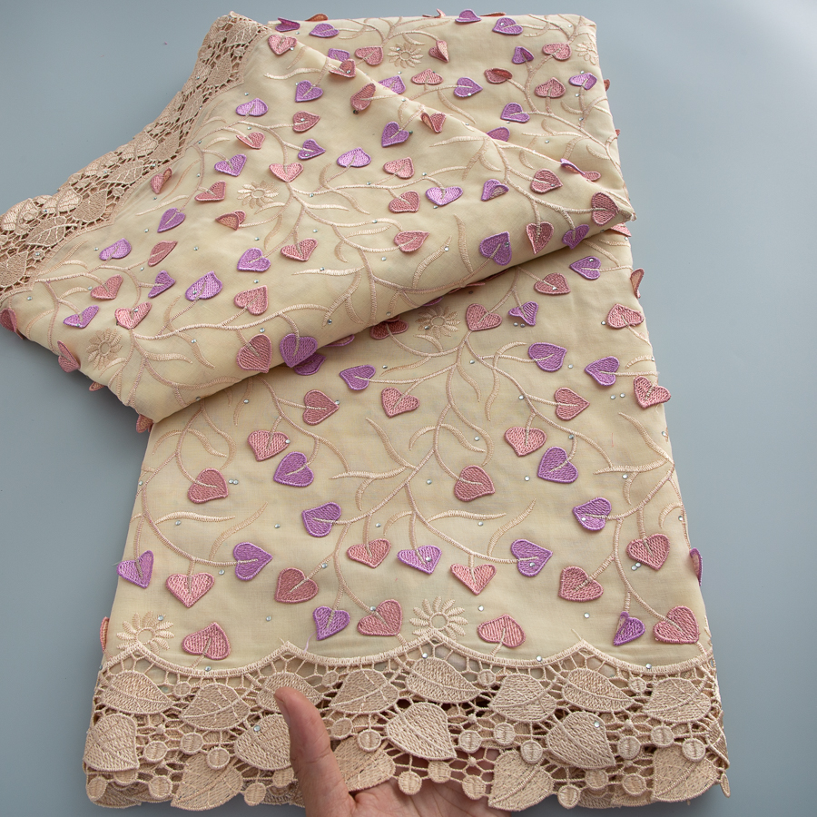 Nigerian Embroidery Cotton Lac – Embroidery Flower Pattern Bewertung und Preis