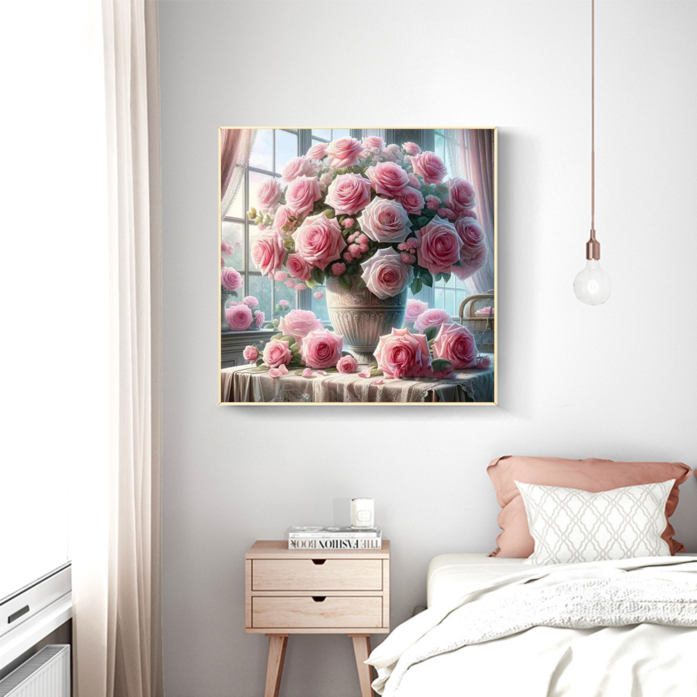 1PC frameless  5D Diy Diamond  – Embroidery Rose Bewertung und Preis