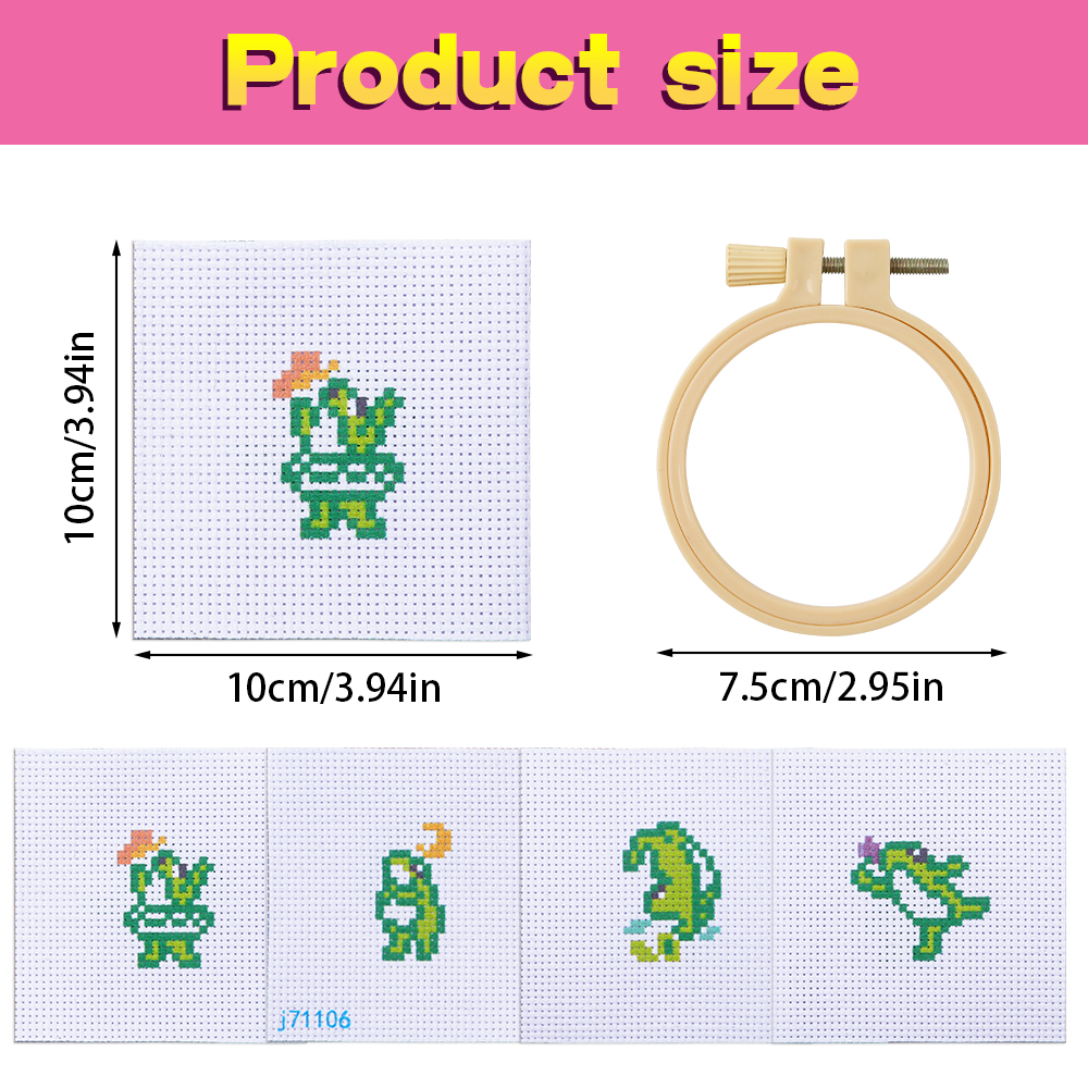 4pcs Embroidery Starter Kit DI – Embroidery Hooping Bewertung und Preis