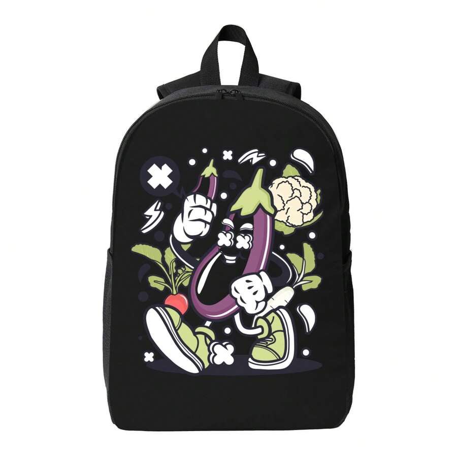 Funny Cartoon Vegetable Print  – Embroidery Fashion Bewertung und Preis