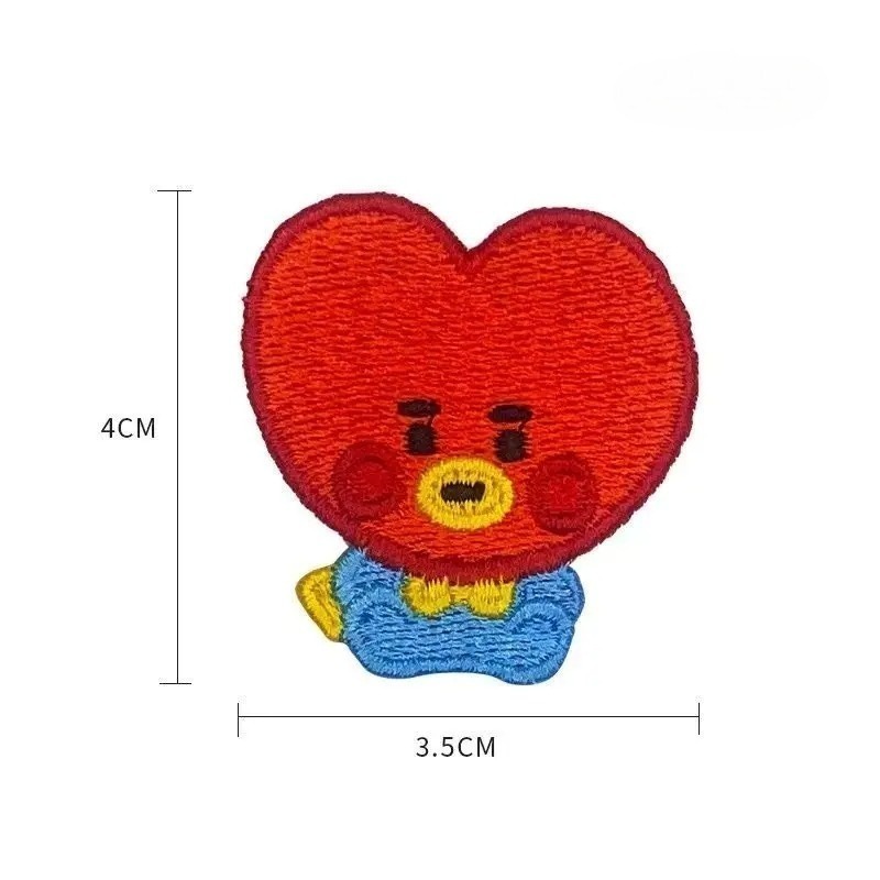 BT21 Cute Baby Embroidered Bro – Embroidery Wallpaper Bewertung und Preis
