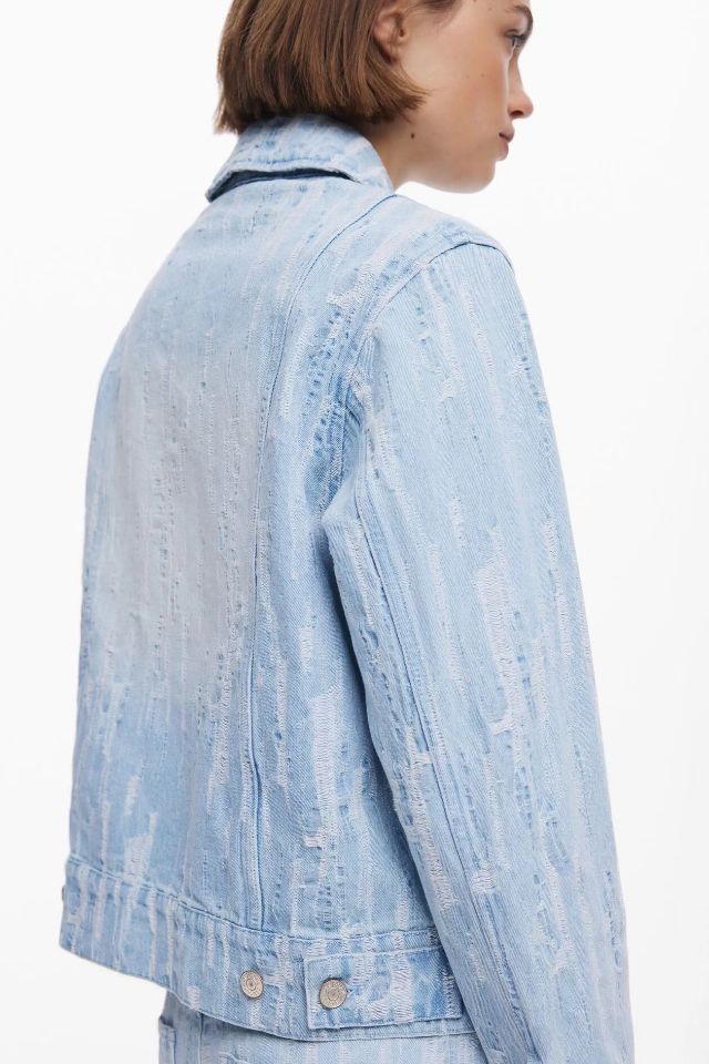 Foreign trade Spain new embroi – Embroidery Jacket Jeans Bewertung und Preis