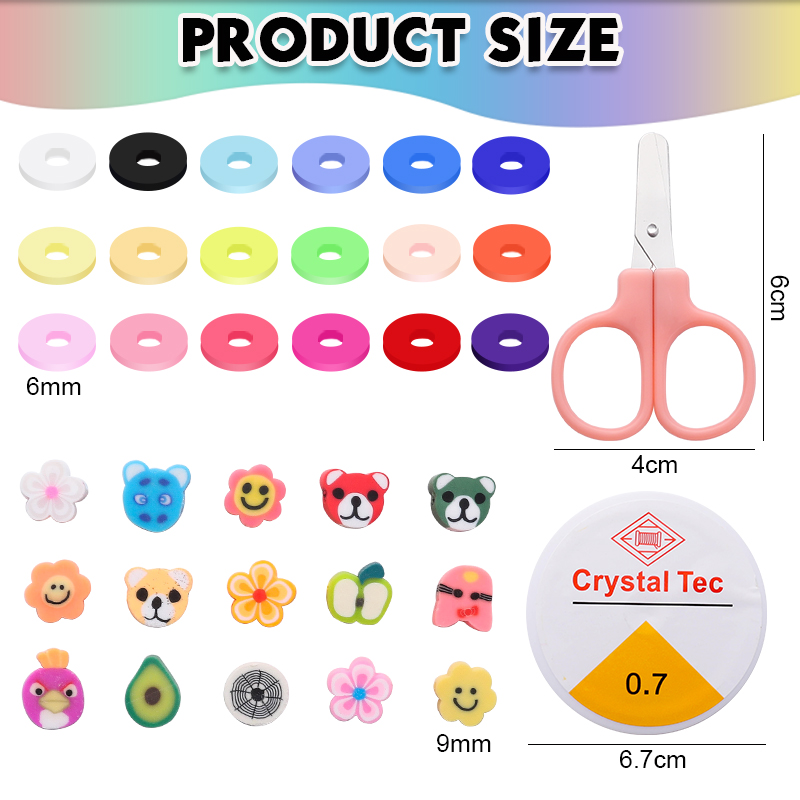 Clay Beads Bracelet Making Kit – Embroidery Charm Bewertung und Preis
