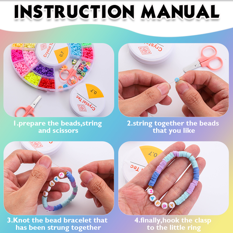 Clay Beads Bracelet Making Kit – Embroidery Charm Bewertung und Preis