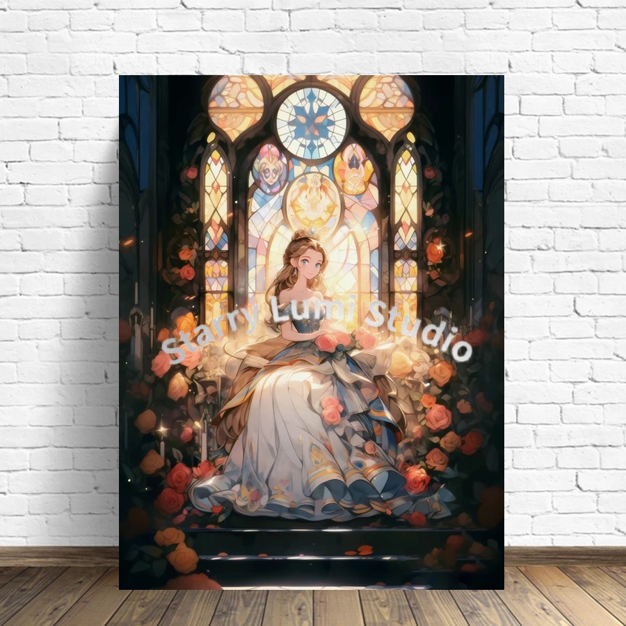 Cute Cinderella Castle 5D Full – Embroidery Rose Bewertung und Preis