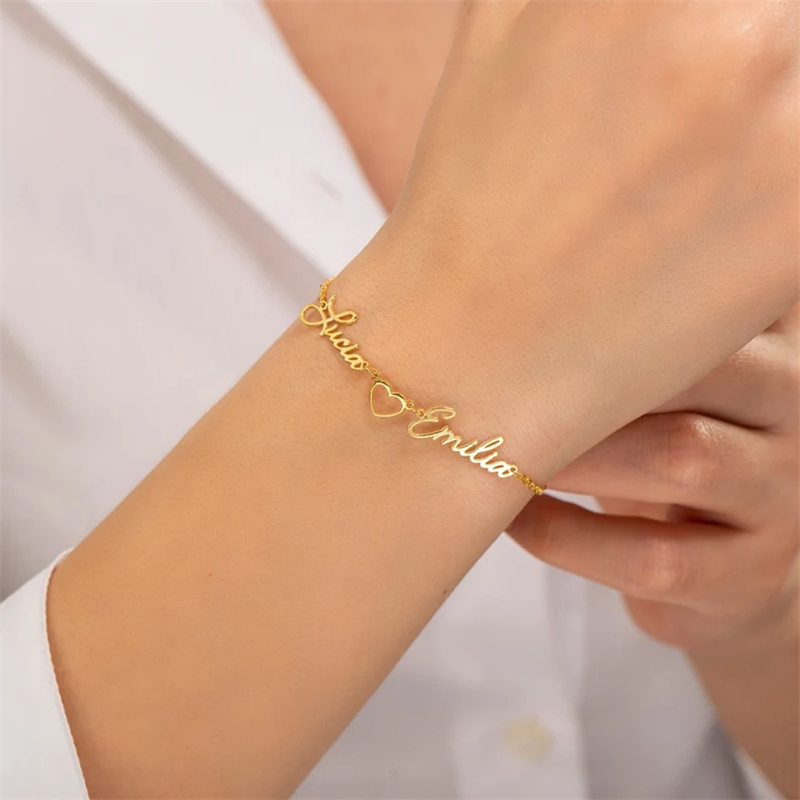 Custom 1-3 Names Bracelet Pers – Embroidery Charm Bewertung und Preis