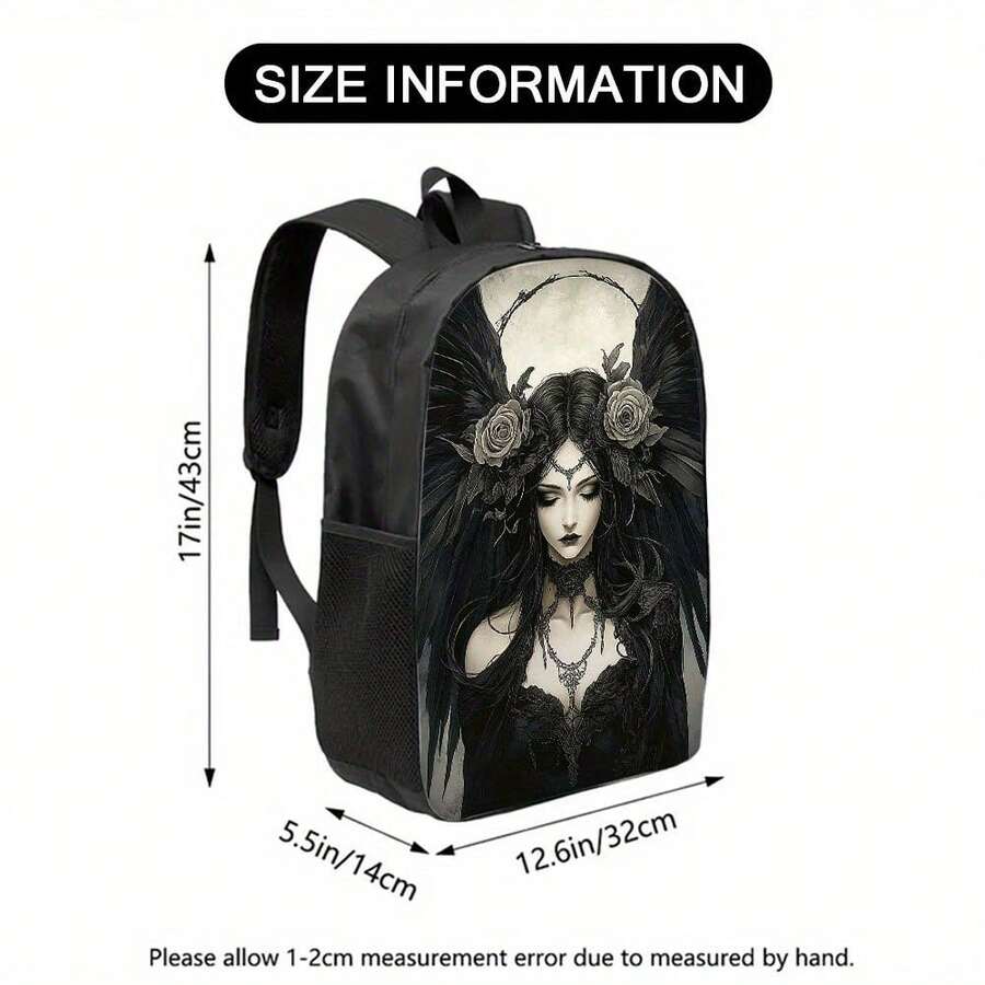 Gothic Phantom Angel Backpack  – Embroidery Rose Bewertung und Preis