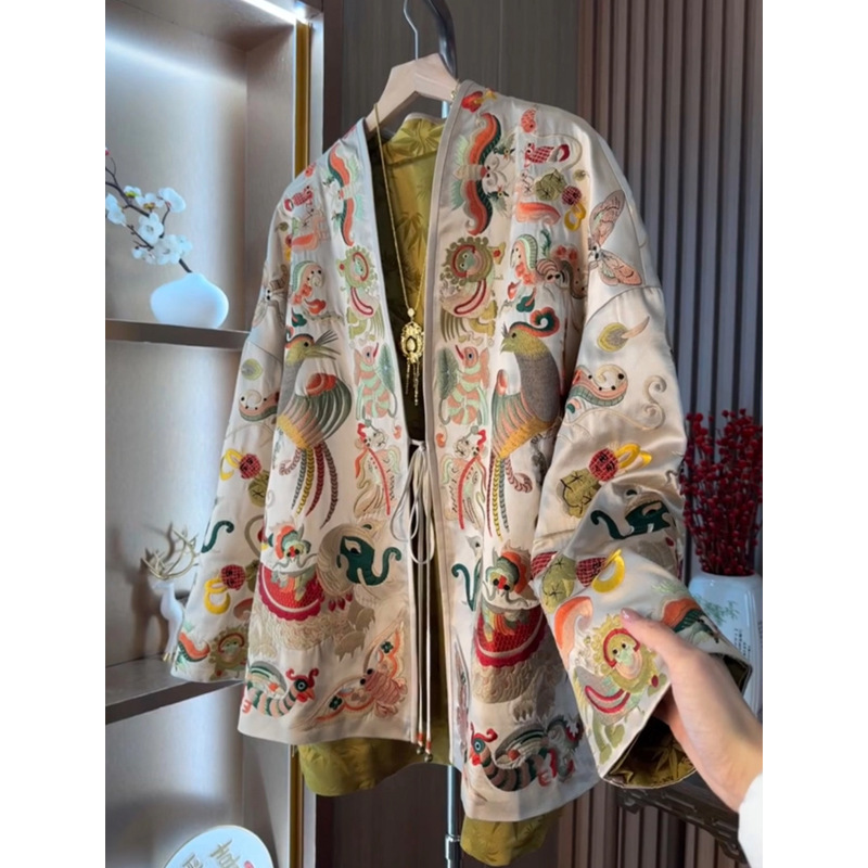 New Chinese Style Kimono Cardi – Embroidery Fashion Bewertung und Preis