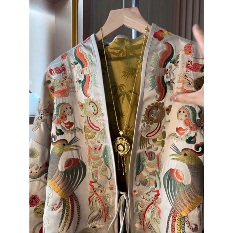 New Chinese Style Kimono Cardi – Embroidery Fashion Bewertung und Preis