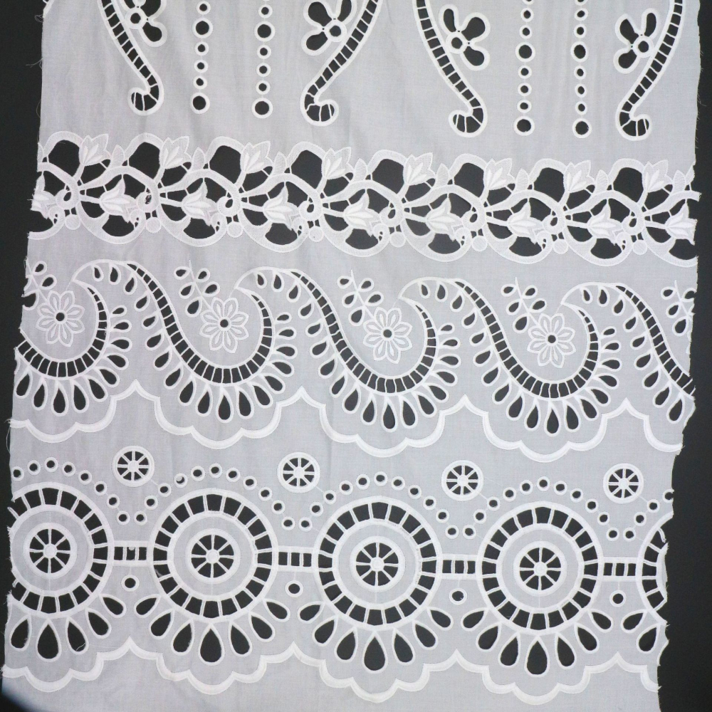 Spot Cotton Hollow Embroidery  – Embroidery Flower Pattern Bewertung und Preis