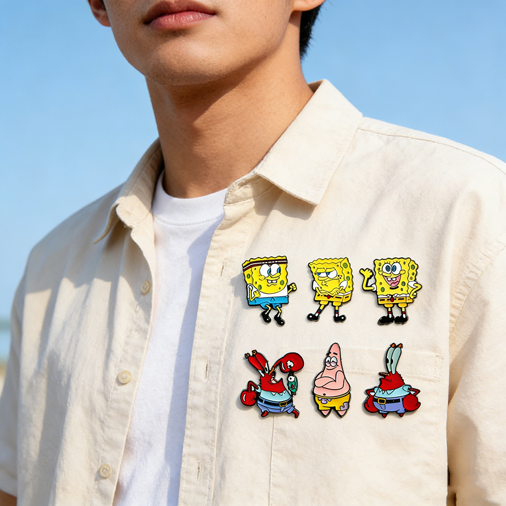6 Pcs SpongeBob SquarePants An – Embroidery Wallpaper Bewertung und Preis